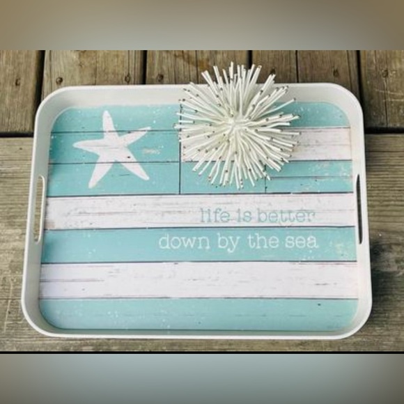 *Down By the Sea Decorative Tray - Picture 9 of 10